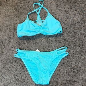 RueBleu Two Piece Teal Bikini medium A15